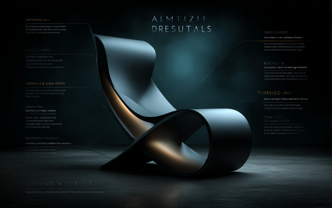 Compound curvature metal chair showing precision CNC machining and controlled fabrication geometry