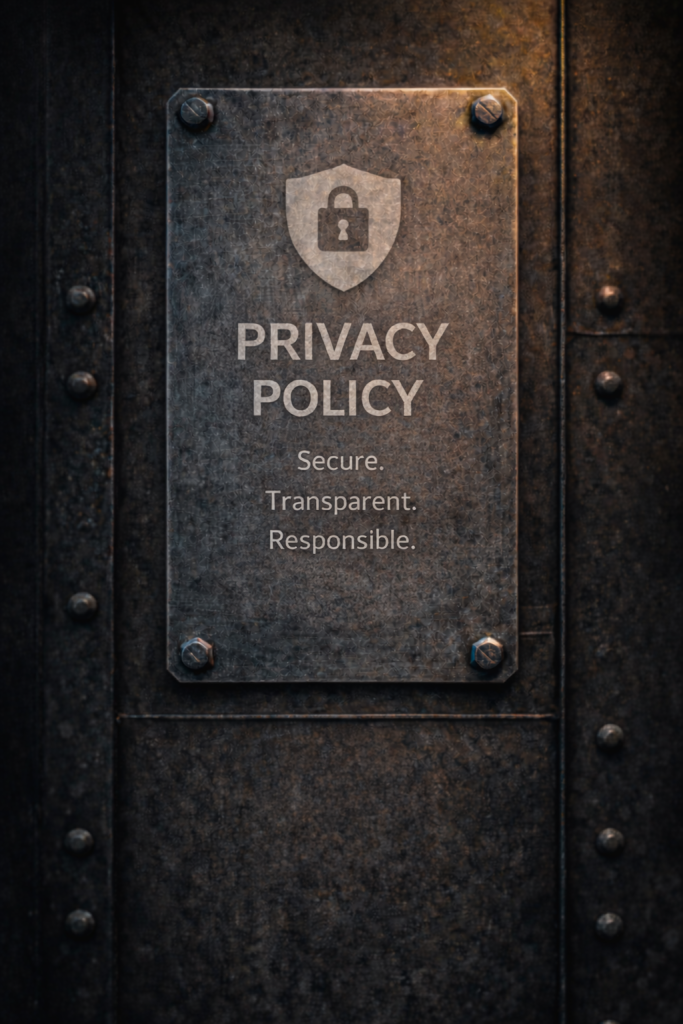 DCLA Fab Privacy Policy explaining data collection, usage, storage, and protection practices