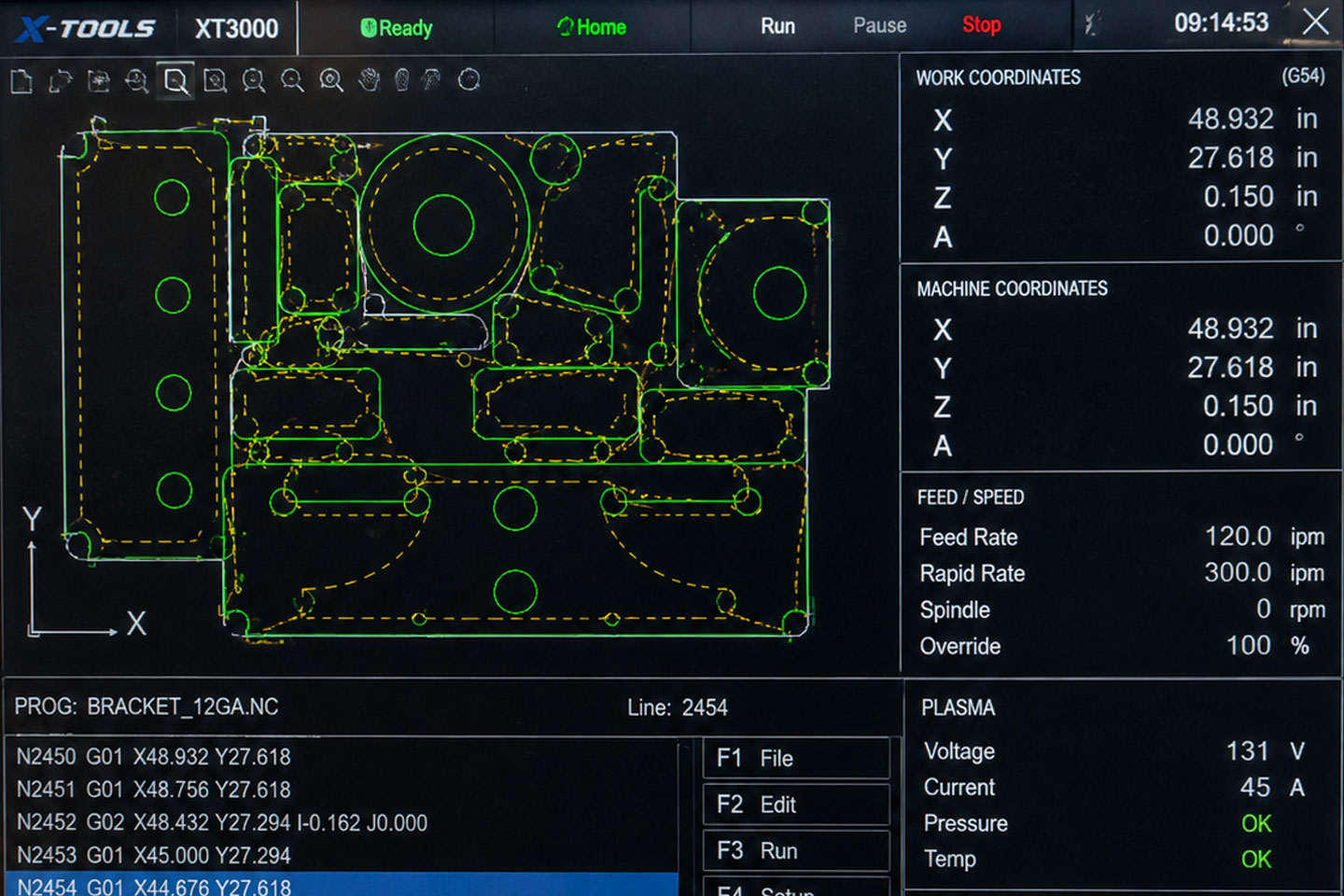 DCLA FAB DWG engineering drawing displayed on industrial CAD workstation for fabrication review and manufacturing coordination.